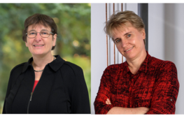 Profilfotos von Heidi Kreibich und Liane Benning.