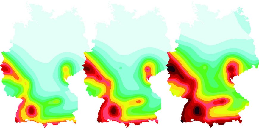 Seismic hazard levels for different return periods
