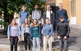 Die Gruppe am ersten Arbeitstag.