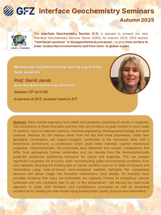 Einladung für den Vortrag von Prof Dorrit Jacob