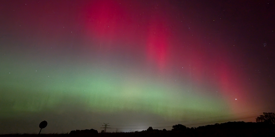 Aurora Borealis over North Germany 2024