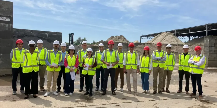 Visit to the Carmans soil washing facility was particularly inspiring, offering us a tangible example of circular economy in action.