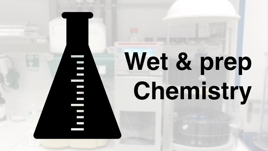 Icon with an Erlenmeyer flask