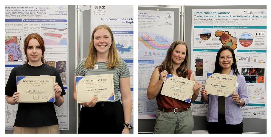 [Translate to English:] Winners of the doctoral days posters