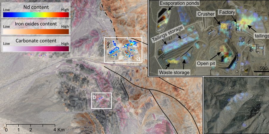 A composite of satellite images.