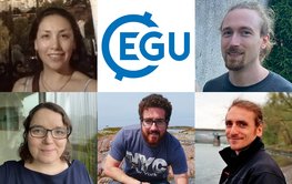 Portraits of the five young researchers