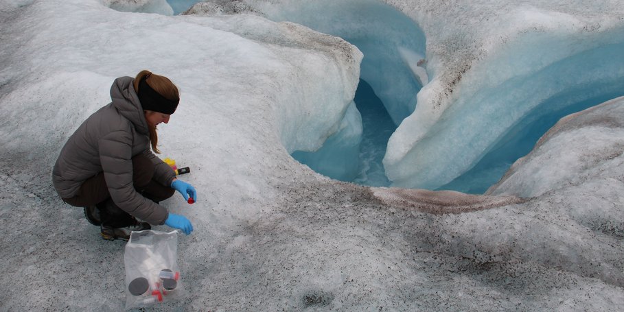 Probenahme in Svalbard
