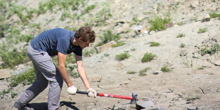 Ilya with a hammer