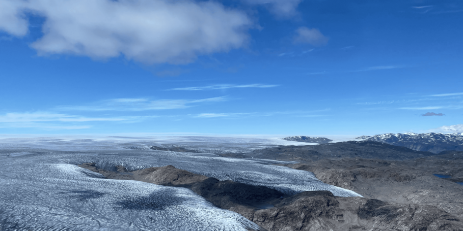 Terminal glacier in Greenland