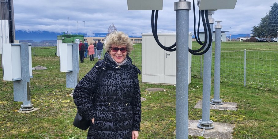 Meteorologisches Observatorium in Payerne, Schweiz