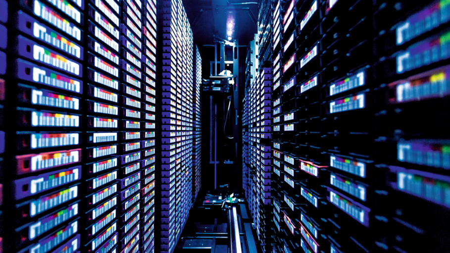 Lune up of computers, Magnet Tape Library