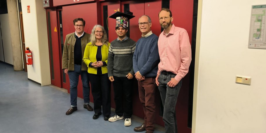 Sergio Diaz Meza with Supervisors and Comittee