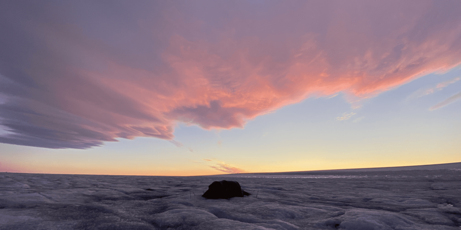 Sunset in Greenland