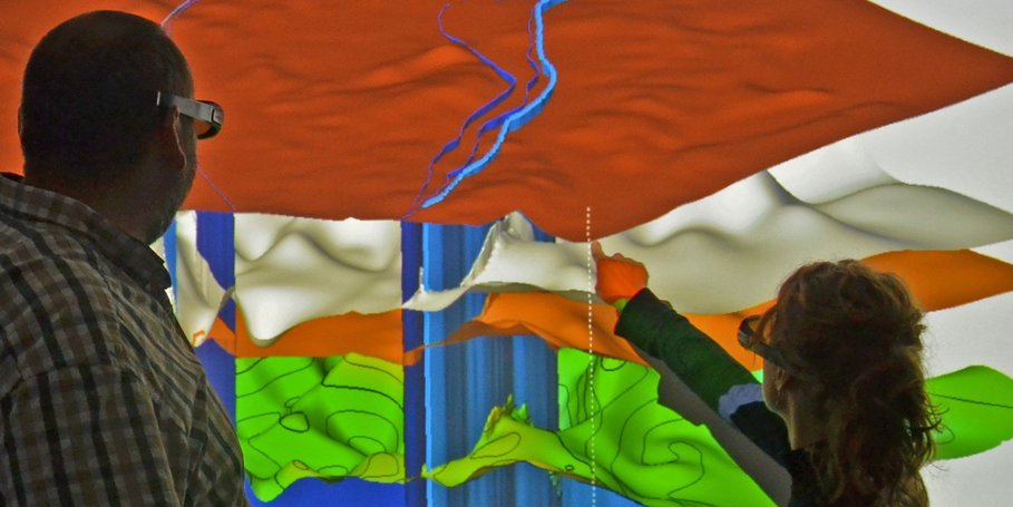 3D-Visualisierung der Modellergebnisse durch Wissenschaftler