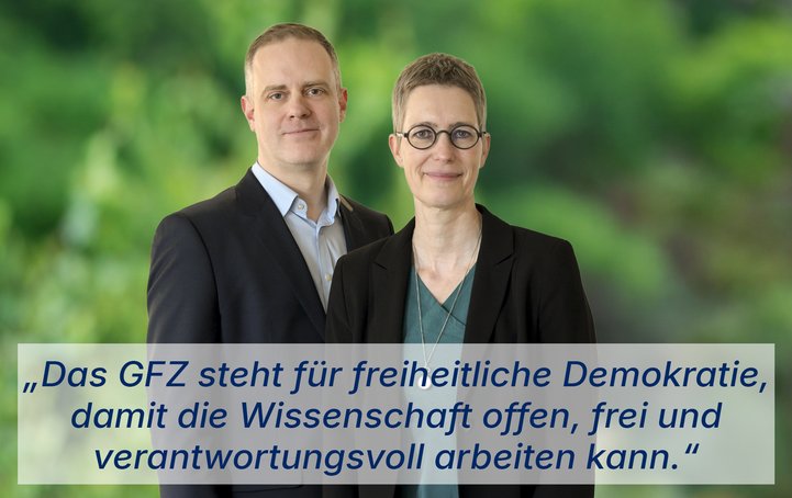 Portraite of directors of GFZ