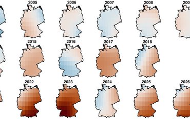 Deutschlandkarte Zeitreihe.