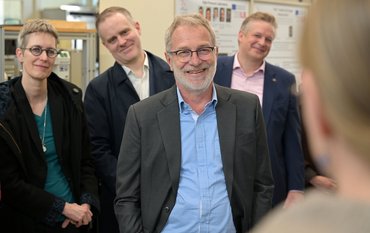 Inside GFZ´s "High Pressure Hall"