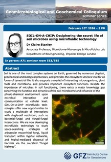 Poster with announcement of talk and abstract of the talk