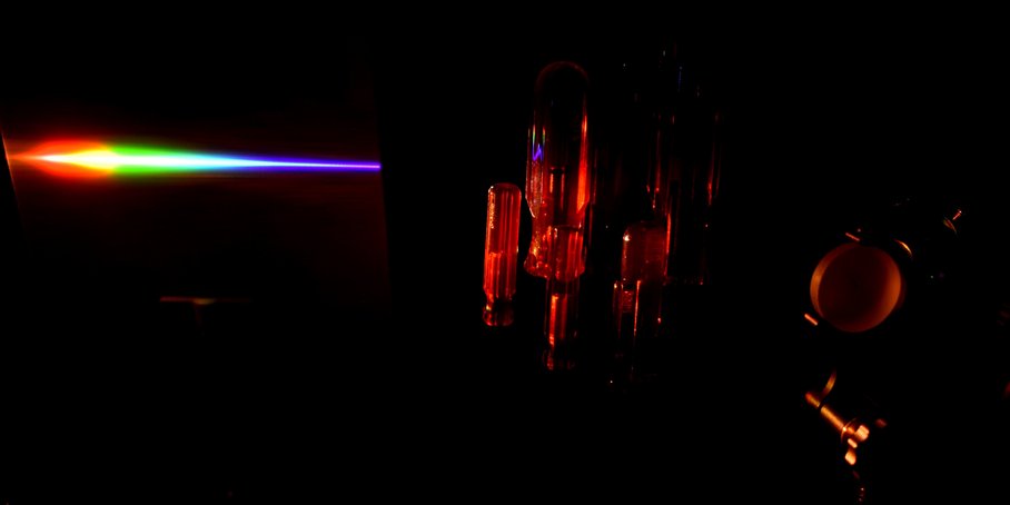 zurückgestreutes Laserlicht