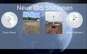 Zwei neue IGS Stationen in Vietnam und Peru