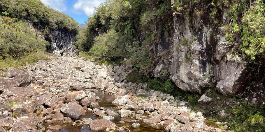 Basaltfluss auf La Réunion