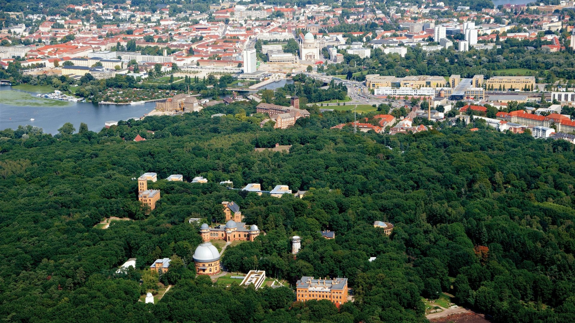 Luftbilder Potsdam mit Telegrafenberg und Stadt