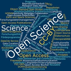 Wordcloud Open Science