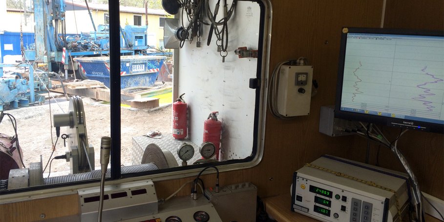 Bohrlochmessungen bis ~288 m, 7.4.2016 (K. Erbas, GFZ)