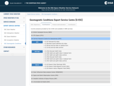 [Translate to English:] Current products provided by the GFZ in I-ESC and available in SWE services