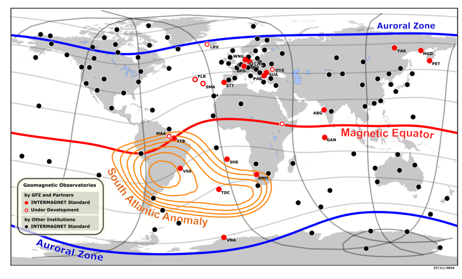 International Geomagnetic Observatories Intermagnet