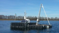Monitoring platform at lake Tiefer See