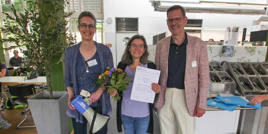 von links nach rechts: Susanne Buiter, Franziska Alberg, Marco Kupzig