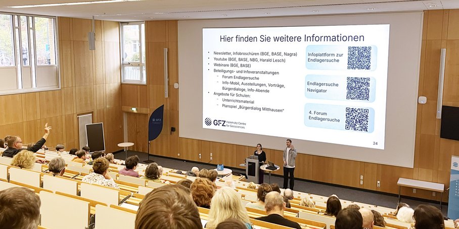 Photo from the lecture hall.