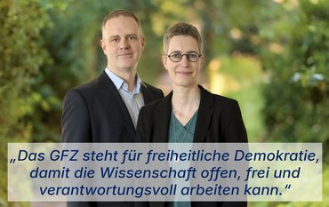 Portrait of directors of GFZ