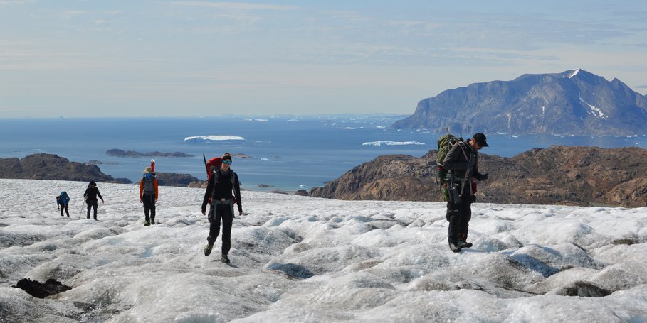 Mittivakkat glacier, Greenland. July 2019 INTERACT project AirMiMic