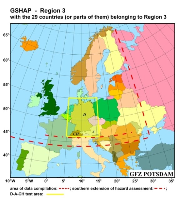 Participants of  the GSHAP Region 3