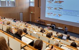 Lehrkräfte in Hörsaal bei Vortrag