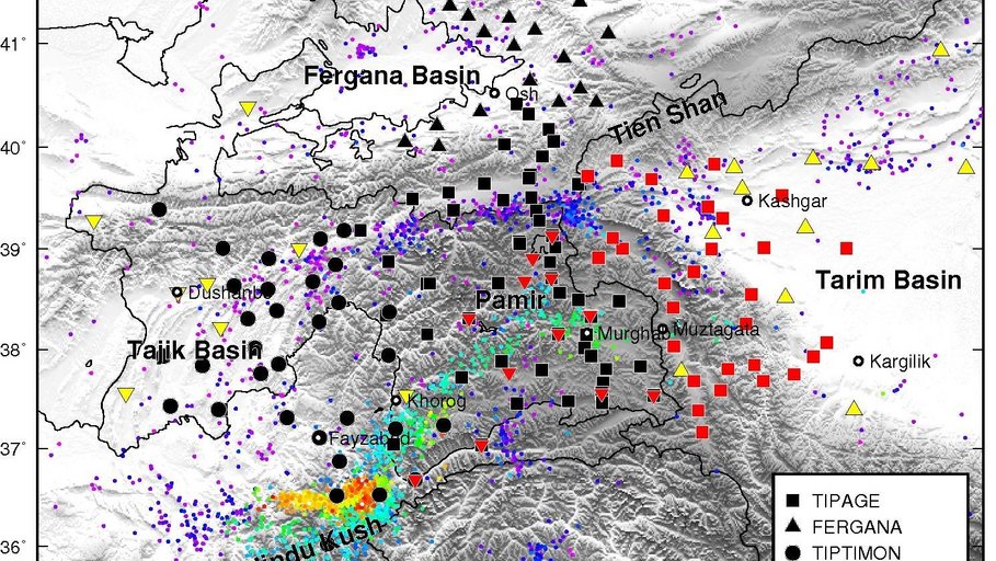 station map East Pamir