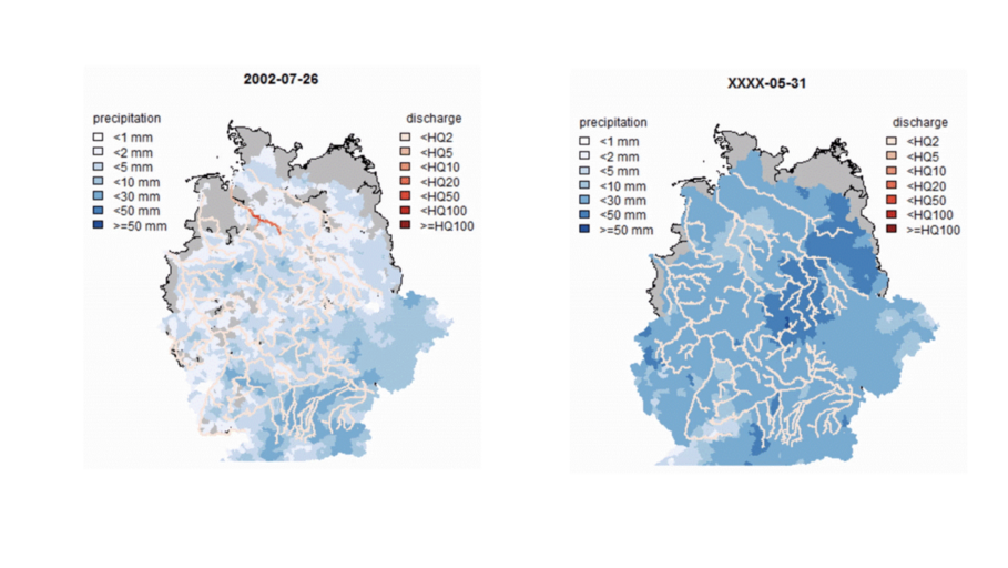 [Translate to English:] Germany maps river system