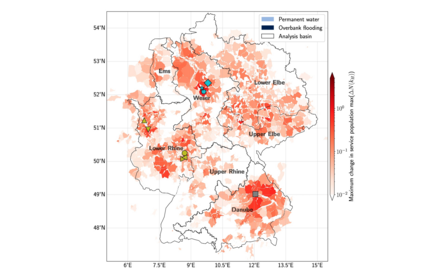 Map of Germany with spots in varying shades of red.