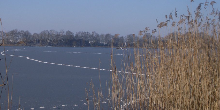 Lake Tiefer See near Klocksin, Mecklenburg Lake District