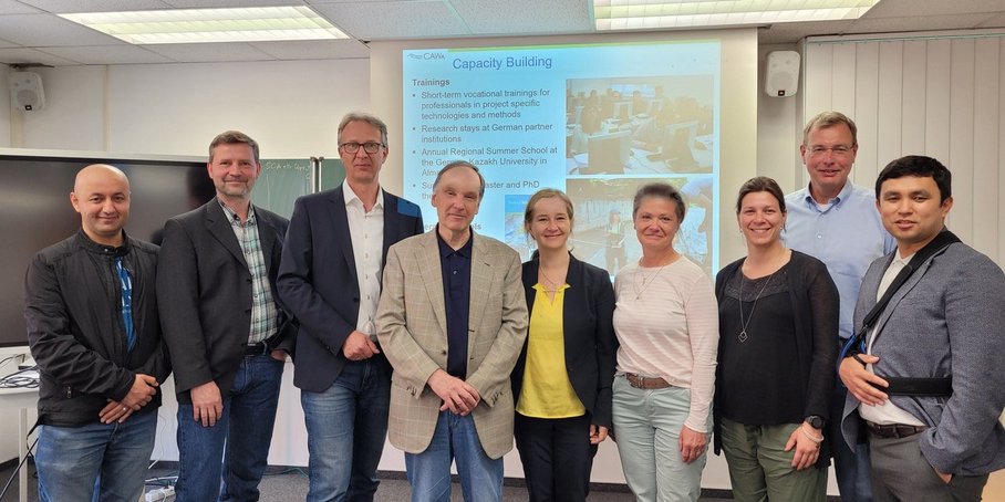 All the particapants of the meetings in one room