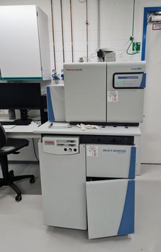 Thermo Delta-V PLus coupled to Agilent GC